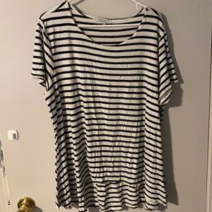 Flowy striped tee